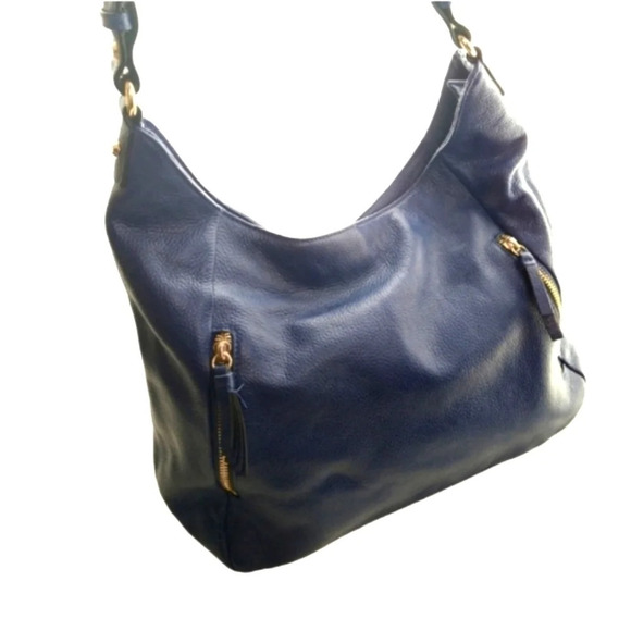 π
ΊORA Delphine True Blue Hobo Satchel NWOT π - Picture 1 of 16